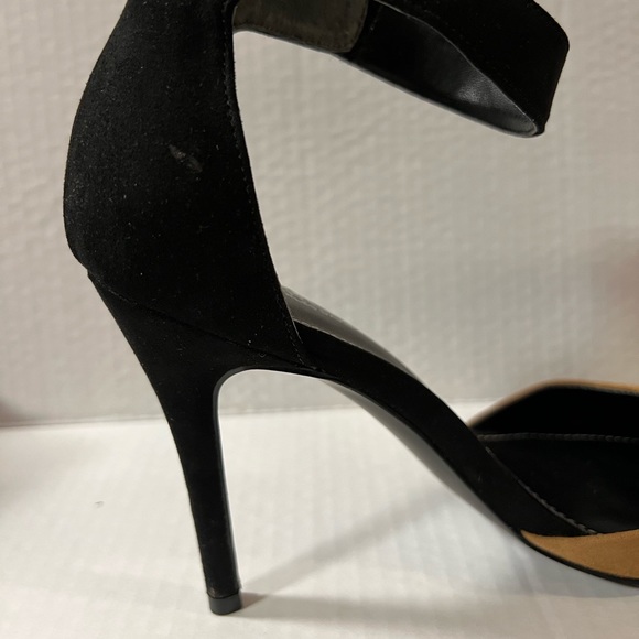 Charles by Charles David Brown Black Strap High heels Pointed toe Women shoes - Picture 11 of 12